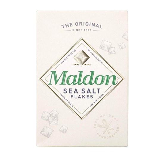 Maldon sea salt flakes box